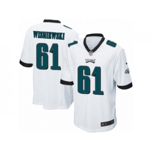 Men's Nike Philadelphia Eagles #61 Stefen Wisniewski Game White NFL Jersey