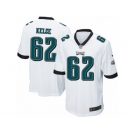 Men's Nike Philadelphia Eagles #62 Jason Kelce Game White NFL Jersey
