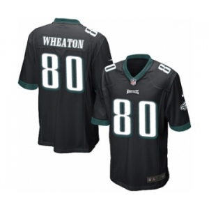Men's Nike Philadelphia Eagles #80 Markus Wheaton Game Black Alternate NFL Jersey