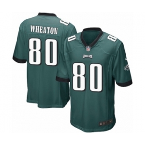 Men's Nike Philadelphia Eagles #80 Markus Wheaton Game Midnight Green Team Color NFL Jersey