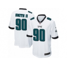 Men's Nike Philadelphia Eagles #90 Marcus Smith II Game White NFL Jersey