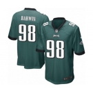 Men's Nike Philadelphia Eagles #98 Connor Barwin Game Midnight Green Team Color NFL Jersey