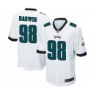 Men's Nike Philadelphia Eagles #98 Connor Barwin Game White NFL Jersey