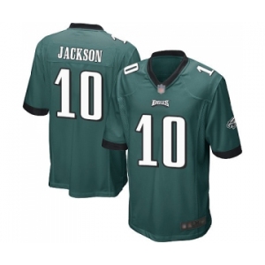 Men's Philadelphia Eagles #10 DeSean Jackson Game Midnight Green Team Color Football Jersey