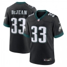 Men's Philadelphia Eagles #33 DeJean Game Black Football Jersey