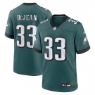 Men's Philadelphia Eagles #33 DeJean Game Green Football Jersey