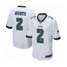 Philadelphia Eagles #2 Jalen Hurts Game White Football Jersey