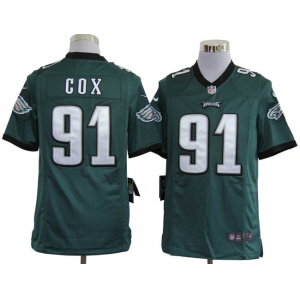 nike nfl jerseys philadelphia eagles #91 cox green[game]