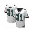 Men Nike Philadelphia Eagles #31 Jalen Mills Elite White NFL Jersey