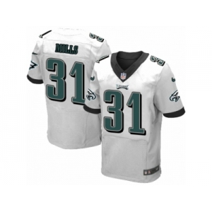 Men Nike Philadelphia Eagles #31 Jalen Mills Elite White NFL Jersey