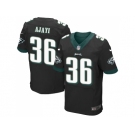 Men Nike Philadelphia Eagles #36 Jay Ajayi Black Alternate Stitched NFL New Elite Jersey