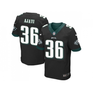 Men Nike Philadelphia Eagles #36 Jay Ajayi Black Alternate Stitched NFL New Elite Jersey