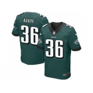 Men Nike Philadelphia Eagles #36 Jay Ajayi Midnight Green Team Color Stitched NFL New Elite Jersey