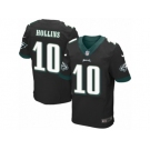 Men's Nike Philadelphia Eagles #10 Mack Hollins Elite Black Alternate NFL Jersey