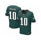 Men's Nike Philadelphia Eagles #10 Mack Hollins Elite Midnight Green Team Color NFL Jersey