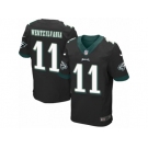 Men's Nike Philadelphia Eagles #11 Carson Wentz Elite Black Alternate Wentzylvania NFL Jersey