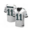 Men's Nike Philadelphia Eagles #11 Carson Wentz Elite White Wentzylvania NFL Jersey