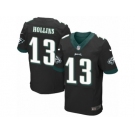 Men's Nike Philadelphia Eagles #13 Mack Hollins Elite Black Alternate NFL Jersey