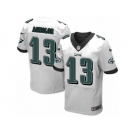 Men's Nike Philadelphia Eagles #13 Nelson Agholor Elite White NFL Jersey