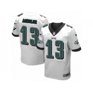 Men's Nike Philadelphia Eagles #13 Nelson Agholor Elite White NFL Jersey