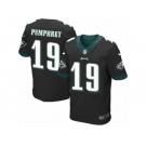 Men's Nike Philadelphia Eagles #19 Donnel Pumphrey Elite Black Alternate NFL Jersey