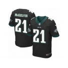 Men's Nike Philadelphia Eagles #21 Leodis McKelvin Elite Black Alternate NFL Jersey