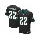 Men's Nike Philadelphia Eagles #22 Rasul Douglas Elite Black Alternate NFL Jersey