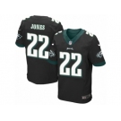 Men's Nike Philadelphia Eagles #22 Sidney Jones Elite Black Alternate NFL Jersey