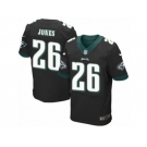 Men's Nike Philadelphia Eagles #26 Sidney Jones Elite Black Alternate NFL Jersey