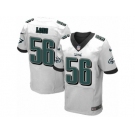 Men's Nike Philadelphia Eagles #56 Chris Long Elite White NFL Jersey