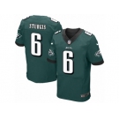 Men's Nike Philadelphia Eagles #6 Caleb Sturgis Elite Midnight Green Team Color NFL Jersey