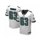 Men's Nike Philadelphia Eagles #63 Dallas Thomas Elite White NFL Jersey