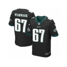 Men's Nike Philadelphia Eagles #67 Chance Warmack Elite Black Alternate NFL Jersey