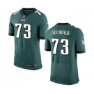 Men's Nike Philadelphia Eagles #73 Isaac Seumalo Elite Midnight Green Team Color NFL Jersey