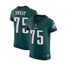 Men's Nike Philadelphia Eagles #75 Josh Sweat Midnight Green Team Color Vapor Untouchable Elite Player NFL Jersey