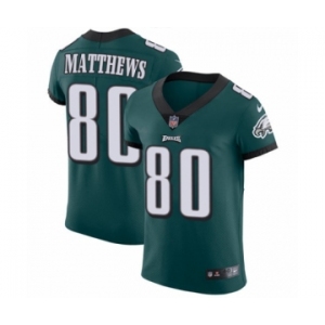 Men's Nike Philadelphia Eagles #80 Jordan Matthews Midnight Green Team Color Vapor Untouchable Elite Player NFL Jersey