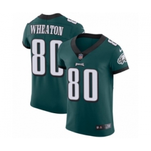 Men's Nike Philadelphia Eagles #80 Markus Wheaton Midnight Green Team Color Vapor Untouchable Elite Player NFL Jersey