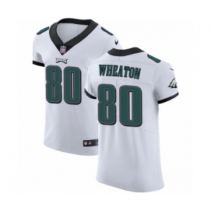 Men's Nike Philadelphia Eagles #80 Markus Wheaton White Vapor Untouchable Elite Player NFL Jersey