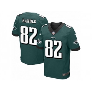 Men's Nike Philadelphia Eagles #82 Rueben Randle Elite Midnight Green Team Color NFL Jersey