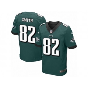 Men's Nike Philadelphia Eagles #82 Torrey Smith Elite Midnight Green Team Color NFL Jersey