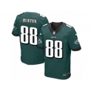 Men's Nike Philadelphia Eagles #88 Trey Burton Elite Midnight Green Team Color NFL Jersey