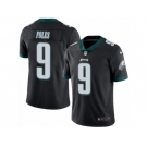 Men's Nike Philadelphia Eagles #9 Nick Foles Elite Black Rush NFL Jersey