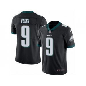 Men's Nike Philadelphia Eagles #9 Nick Foles Elite Black Rush NFL Jersey