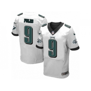 Men's Nike Philadelphia Eagles #9 Nick Foles Elite White NFL Jersey