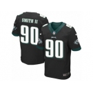 Men's Nike Philadelphia Eagles #90 Marcus Smith II Elite Black Alternate NFL Jersey