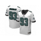 Men's Nike Philadelphia Eagles #93 Timmy Jernigan Elite White NFL Jersey