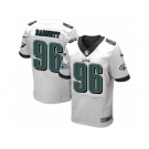 Men's Nike Philadelphia Eagles #96 Derek Barnett Elite White NFL Jersey