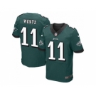 Nike Philadelphia Eagles #11 Carson Wentz Midnight Green Team Color Men's Stitched NFL New Elite Jersey[Wentz]