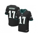 Nike Philadelphia Eagles #17 Alshon Jeffery Black Alternate Men's Stitched NFL New Elite Jersey