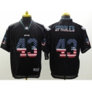 Nike Philadelphia Eagles #43 Sproles Black Jerseys(USA Flag Fashion Elite)